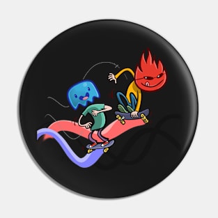 Crypto skaters Pin