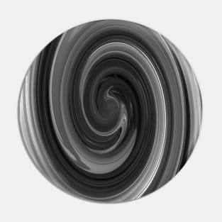 swirl to center black hole print Pin