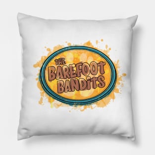 The Barefoot Bandits 'Splat Logo' Pillow