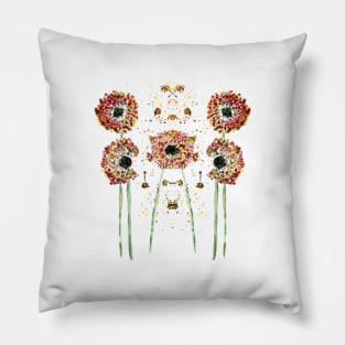 Dandelion Vintage Vogue Positive Retro Since Pillow