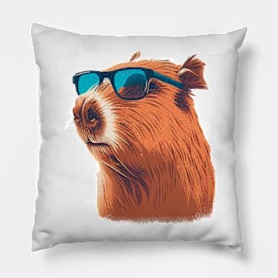 Deal with it capybara Pillow