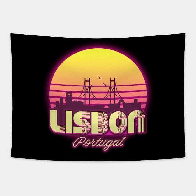 Lisbon Portugal Tapestry by SerenityByAlex