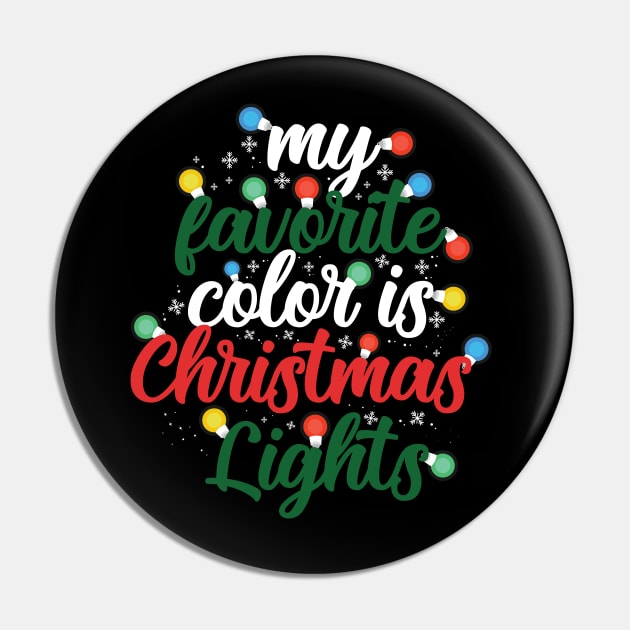 My favorite color is Christmas lights Pin by safi$12