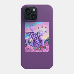 A Love Dragon for Valentine's Day Phone Case