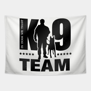 K-9 Team - K9 Unit - Malinois Tapestry