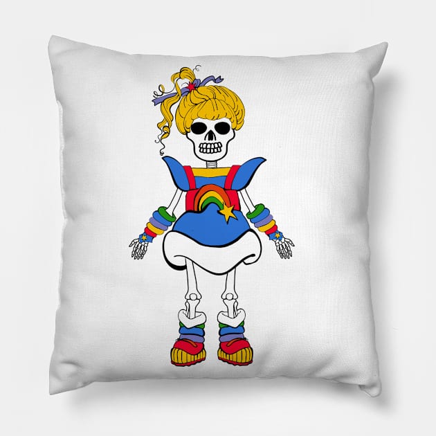 Skeleton 8 Pillow by skeletonavatars