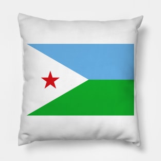 Flag of Djibouti Pillow