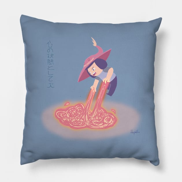 Fire spirit Pillow by TheJoshTv