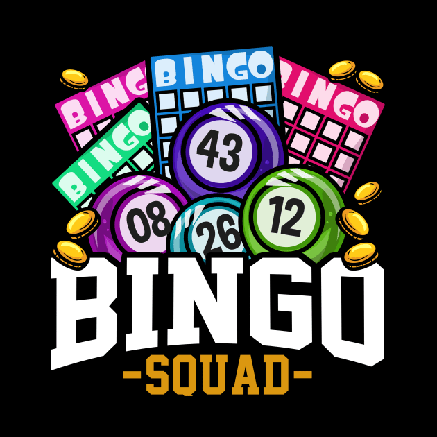 Bingo Squad - Funny Ball Lottery Gift by biNutz