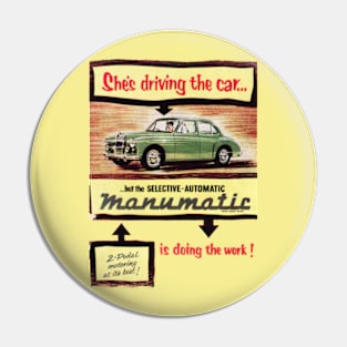 MG MAGNETTE MANUMATIC - advert Pin