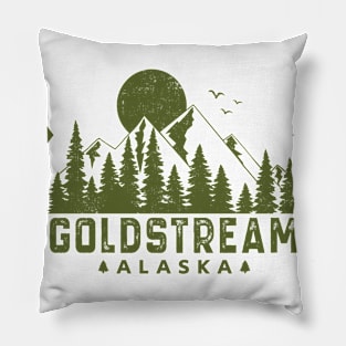 Goldstream Alaska Mountain Souvenir Pillow