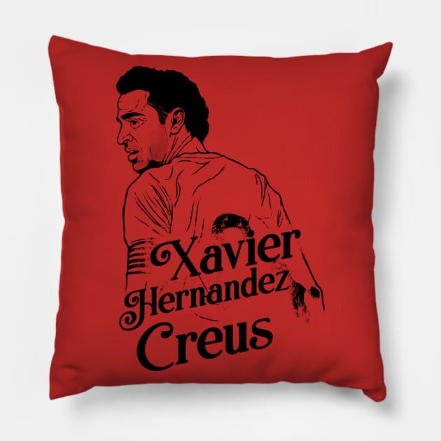 xavier hernandez creus Pillow by ajigjoka