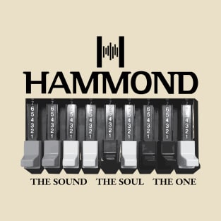 Hammond Organ logo and graphics T-Shirt