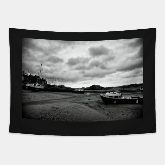 Alnmouth Boat Club Tapestry by Violaman