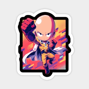 saitama chibi - opm Magnet