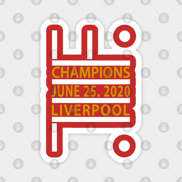 Liverpool Champions - NewOrder Remix Magnet by Confusion101