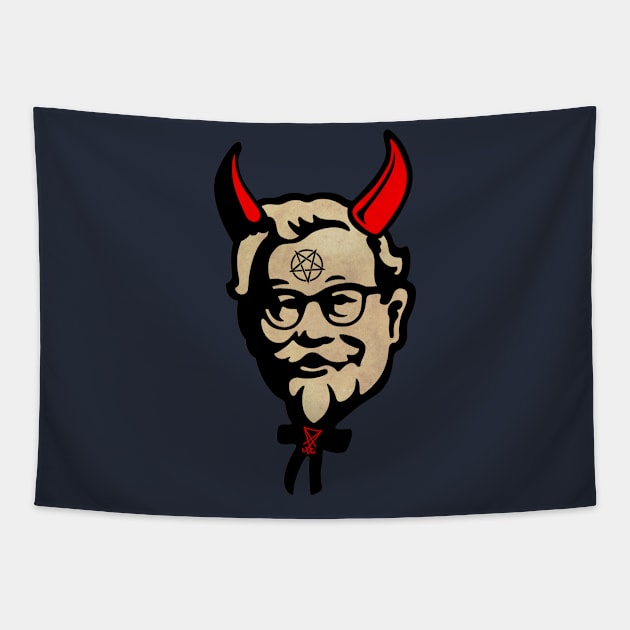 Colonel Satan Tapestry by Montes