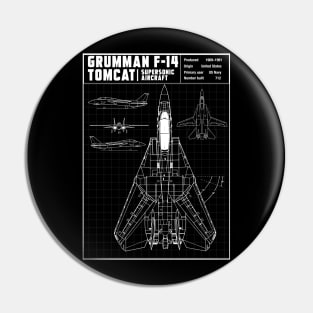 F14 TOMCAT DIAGRAM Pin