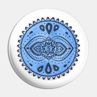 Mandala brow chakra Pin