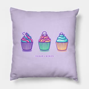 Three creepy cupcakes Pillow