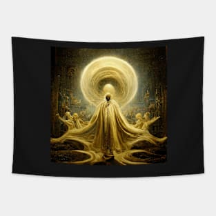 Intimidating Character Golden - best selling Tapestry