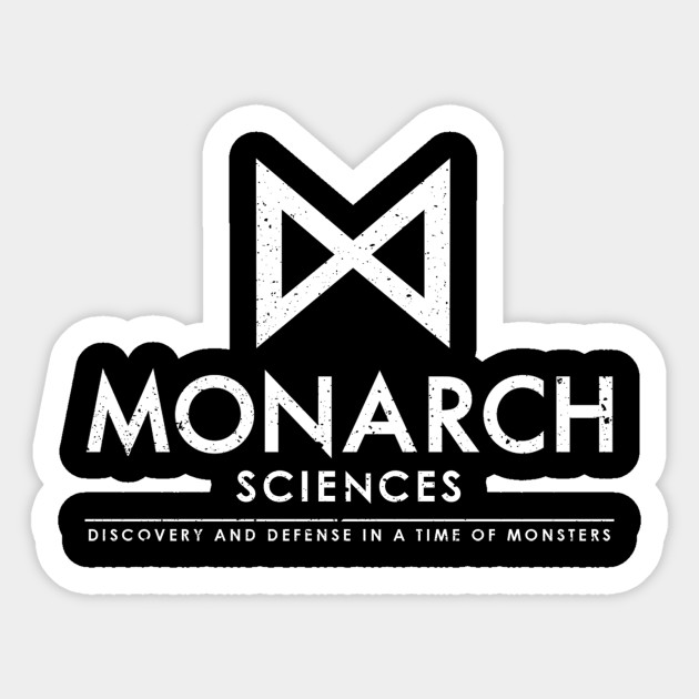 Monarch Sciences Godzilla Sticker Teepublic