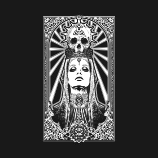 Occult Black Maiden of the Esoteric Mother Mary Queen of the Universe T Shirt T-Shirt