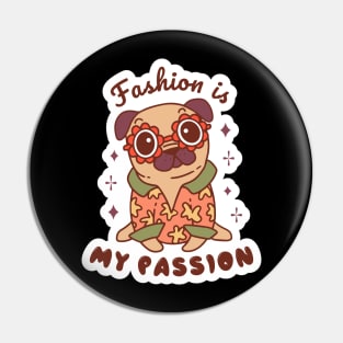 Stylish Fashion Pug Pin