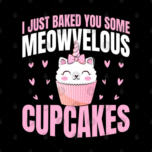 I baked you some meowvelous cupcakes - a cake decorator design by FoxyDesigns95