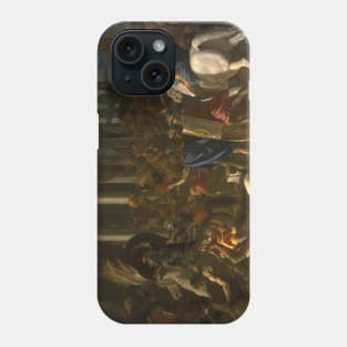 The Destruction and Sack of the Temple of Jerusalem by Nicolas Poussin Phone Case