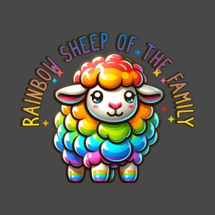 Rainbow Pride Sheep of the Family T-Shirt