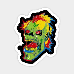 Crayon ZOMBIE Head Magnet