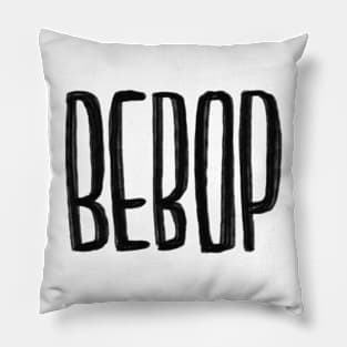 Bebop Jazz Music Pillow