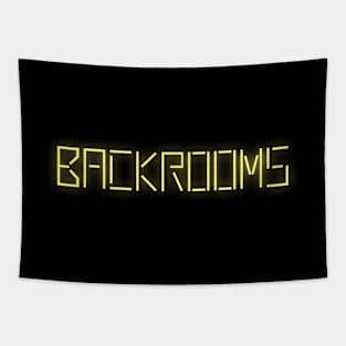 Backrooms (Liminal Space) (yellow) Tapestry