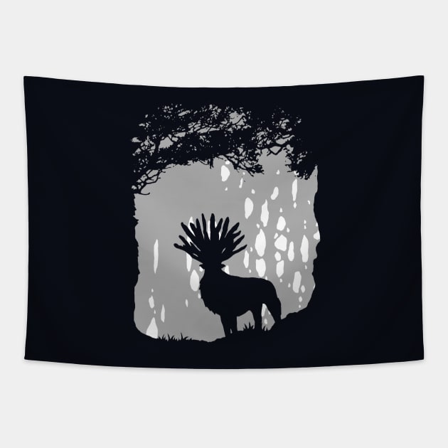 Forest Spirit Tapestry by EvelynR