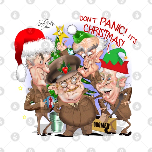 Dads army Christmas by Sarah Bailey TV Cartoons