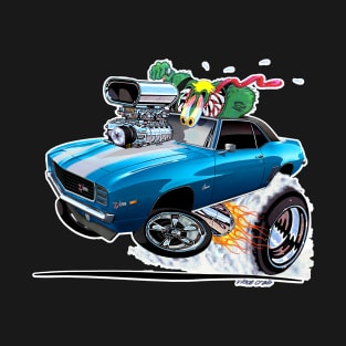 Z RATED blue 1969 Camaro Z28 RS T-Shirt