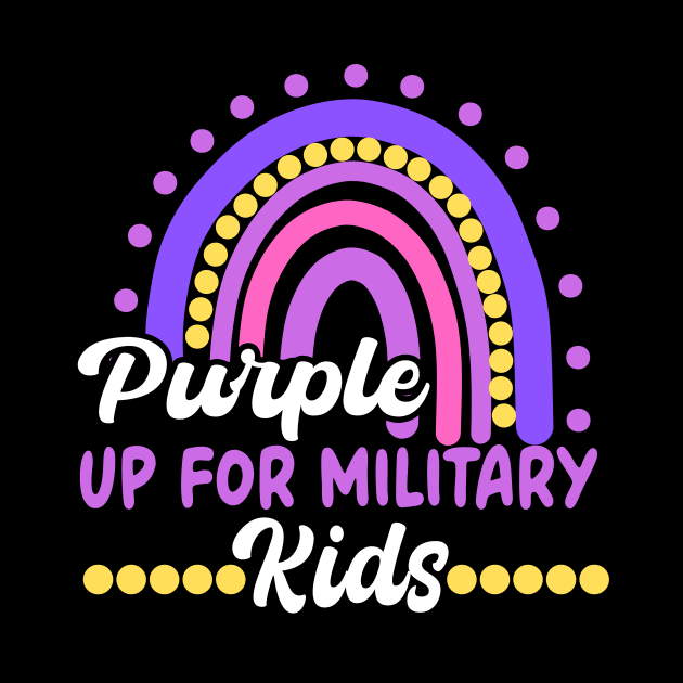 Month Of The Military Child - Purple Up For Military kids by aesthetice1