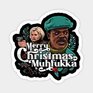 Merry Christmas Muhfukka - Samuel L Jackson Magnet