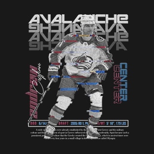 Andrew Cogliano Hockey Art Avalanche T-Shirt