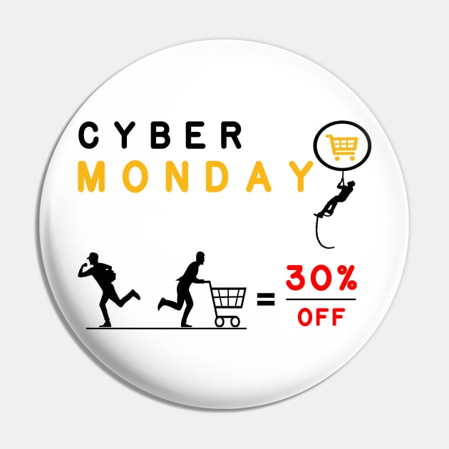 Cyber Monday T-Shirt Pin by Maan85Haitham