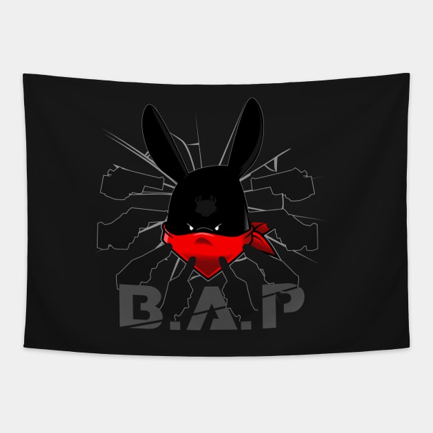 Kpop Bunny One Shot Tapestry by Spikeani