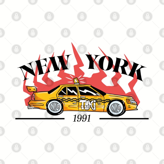 NYC Cab by pepaindahouse