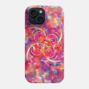 A butterfly Spiral Phone Case