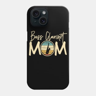 Marching Band - Funny Retro Bass Clarinet Mom Gift Phone Case