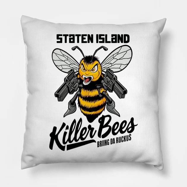 Staten Island Killer bees Wutang Pillow by thestaroflove