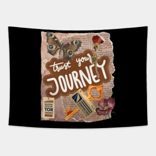 Trust Your Journey - Motivational Quotes Tapestry