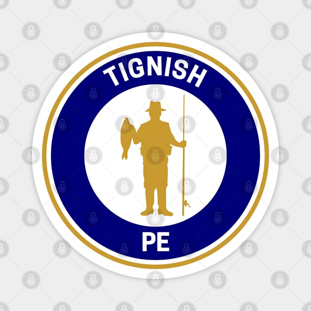 Vintage Tignish Prince Edward Island Magnet by fearcity