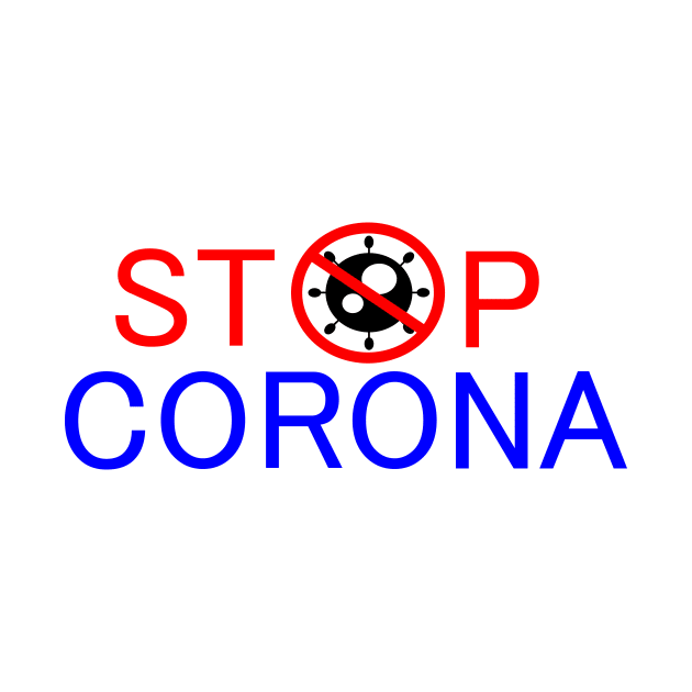 Stop corona by abc4Tee