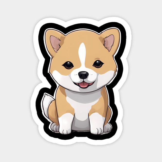 Pure Cuteness Shiba Inu Magnet by animegirlnft